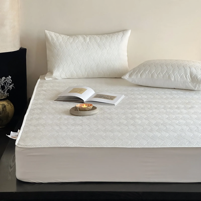 Cotton Padded Fitted Sheet