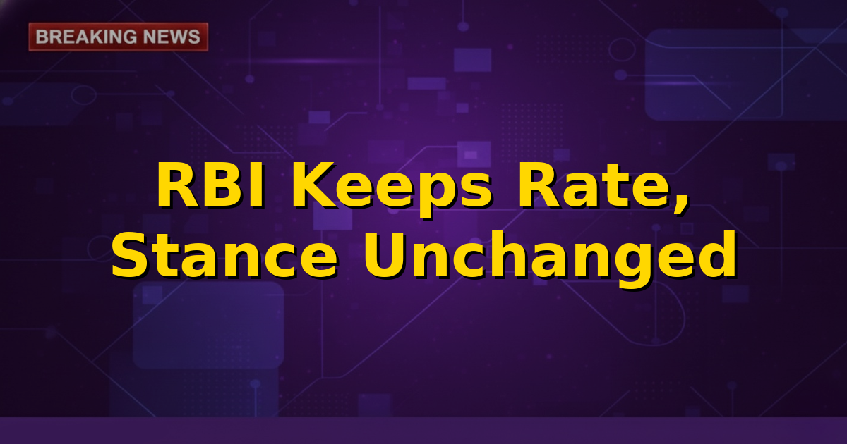 RBI Governor Sanjay Malhotra announcing monetary policy decisions