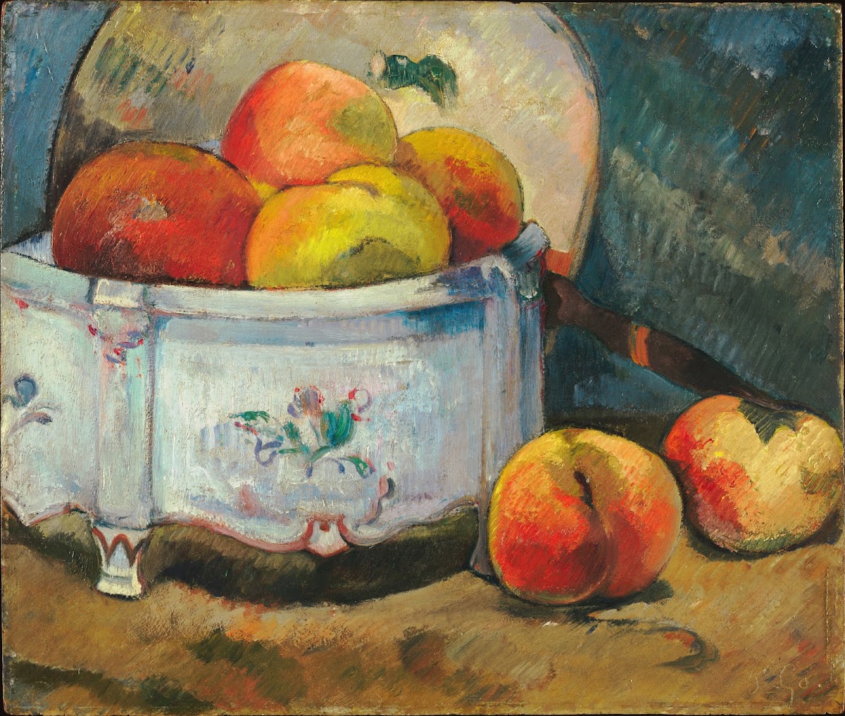 Still Life with Peaches circa 1889