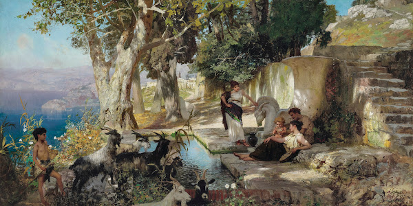 At the Fountain