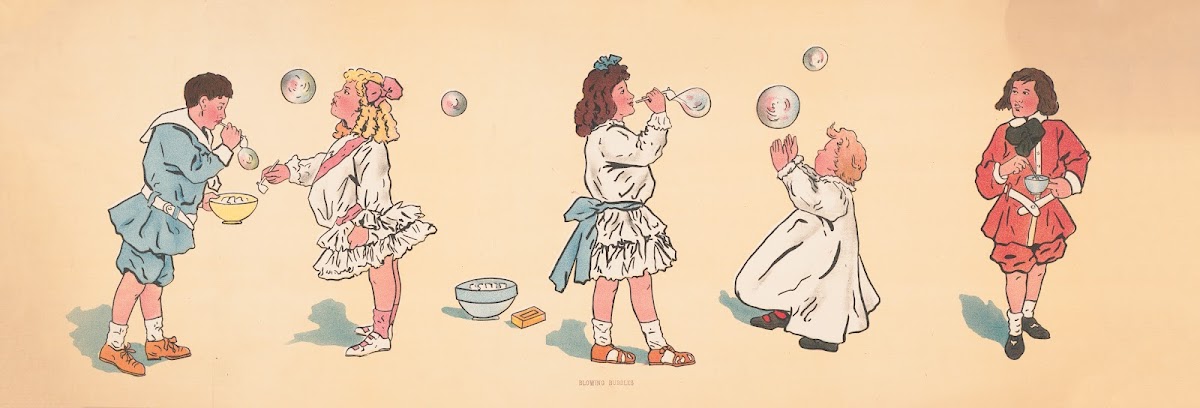 Blowing bubbles 1908