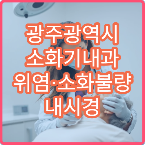광주광역시 소화기내과 위염·소화불량 내시경 검사 및 치료 병원 정보