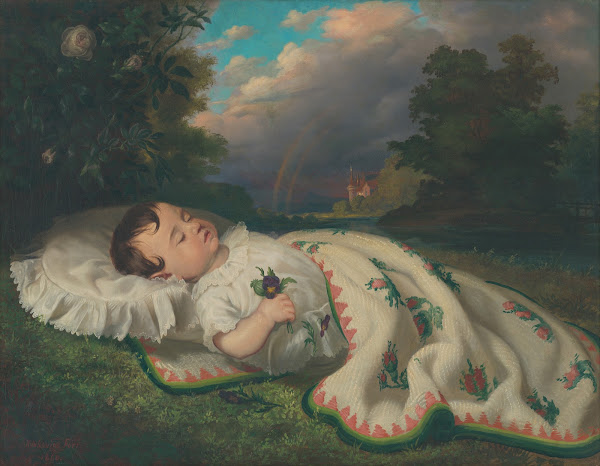 A child in the country 1860