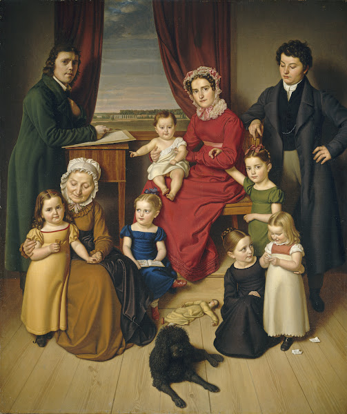 An Artist And His Family C 1830
