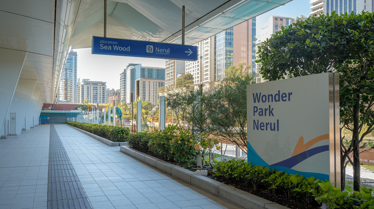 How to Go Wonder Park Nerul from Seawood Station