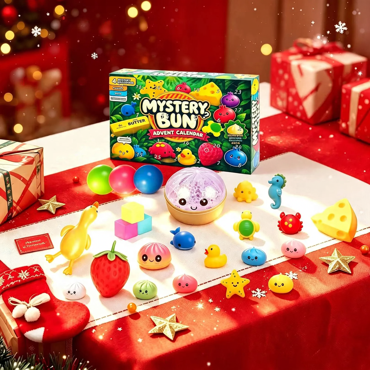 Surprise Advent Calendar with Anti-Stress Toy