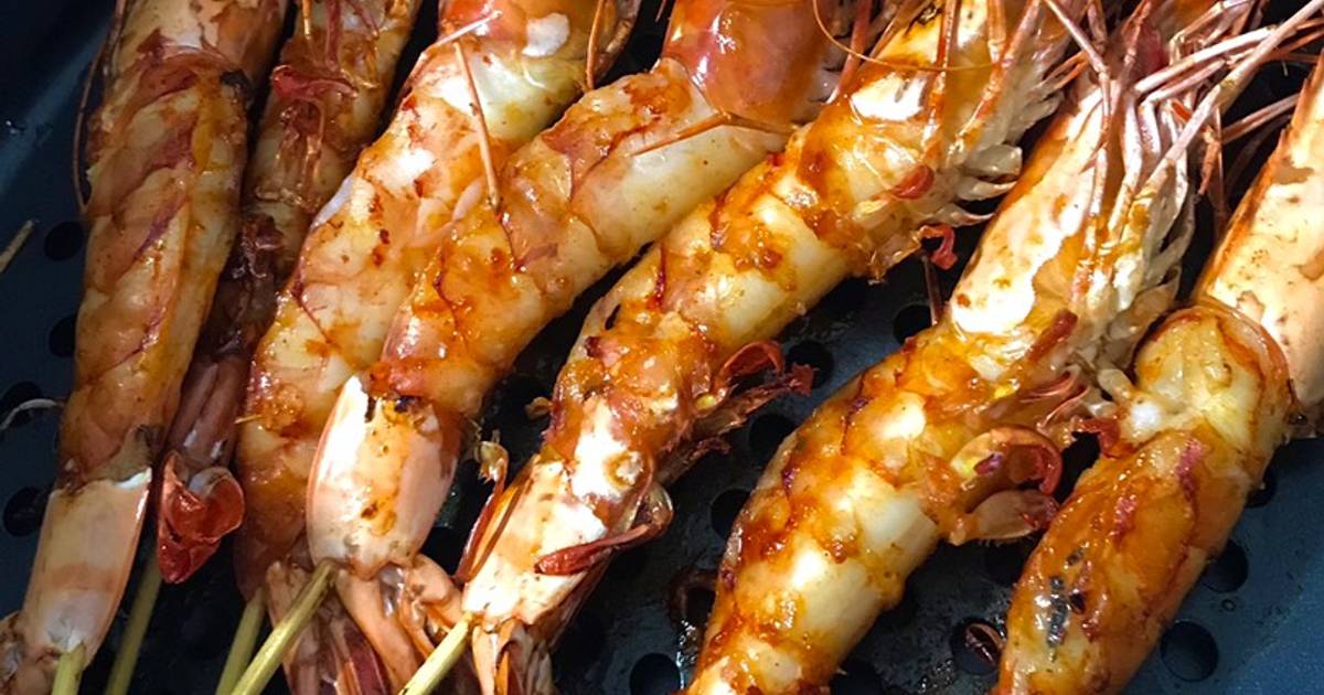 Tôm 🦐 Sú Nướng - Nồi Chiên Không Dầu