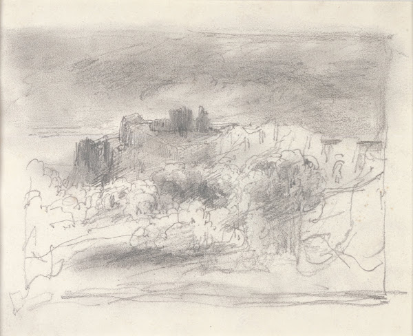 Ruined Castle on a Cliff 1834