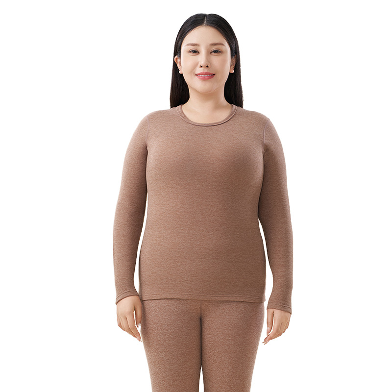 Women's thermal set, self-heating, with round neckline