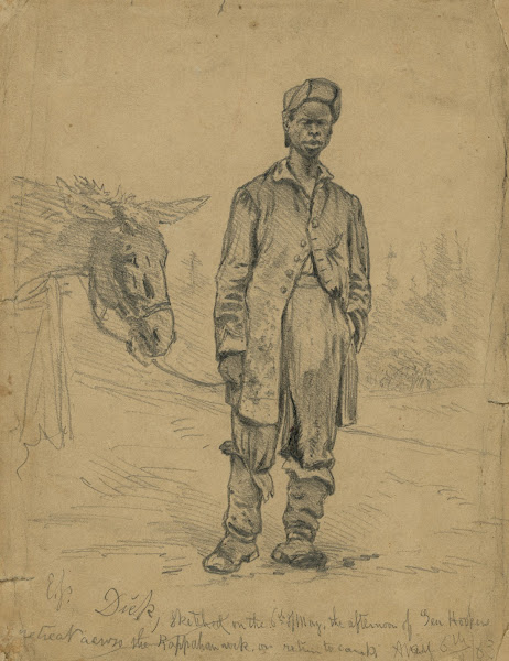Dick sketched on the 6th of May on return to camp 1863