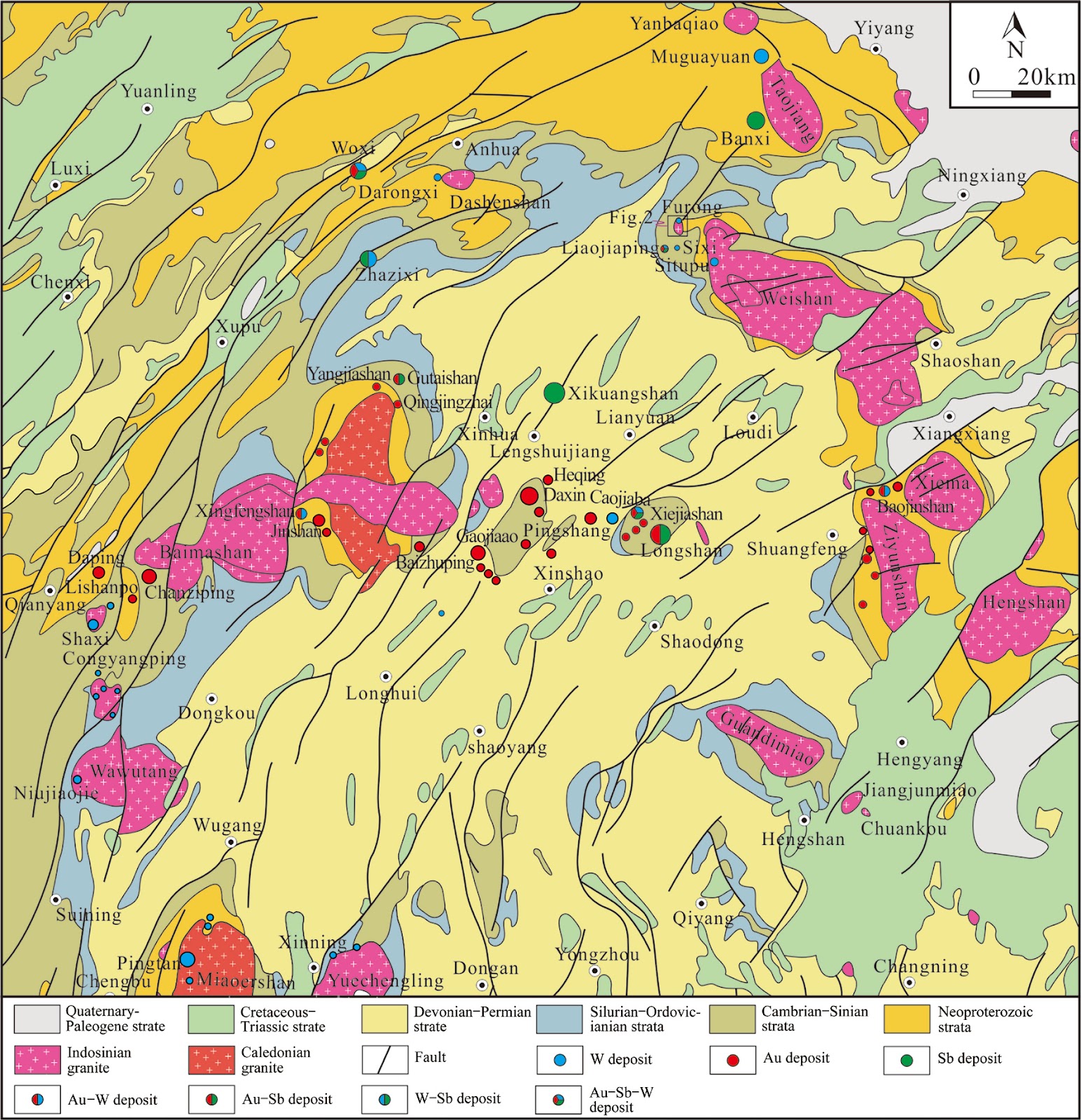 Petrogenesis of Early Mesozoic Furong pluton in central Hunan, China and its implications for tungsten mineralization