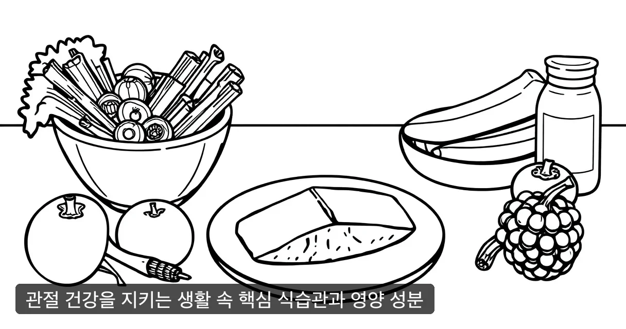 관절 건강을 지키는 생활 속 핵심 식습관과 영양 성분