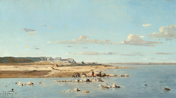 Washerwomen on the Banks of the Durance 1866