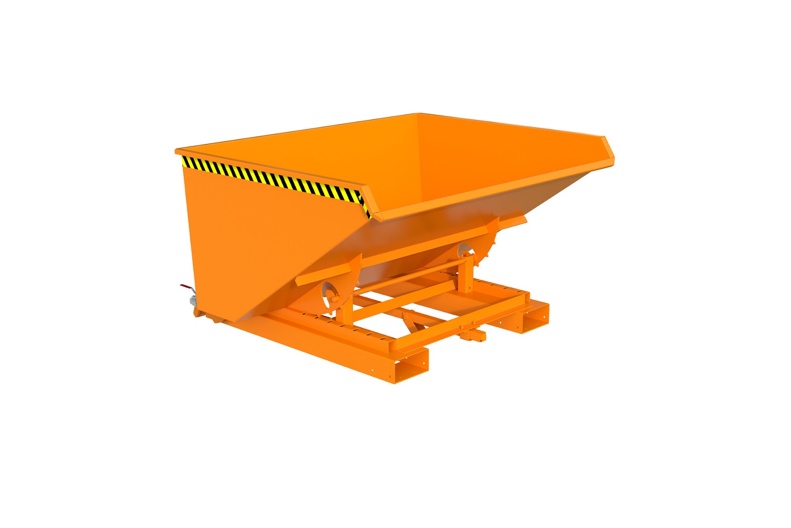 Spaander-kiepcontainer S4A 900, gelakt, Geeloranje