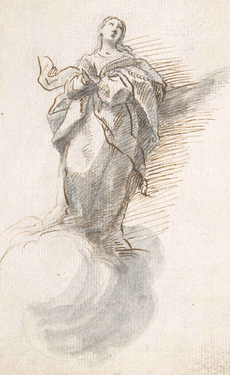 Virgin of the Immaculate Conception Standing on Clouds 17001750