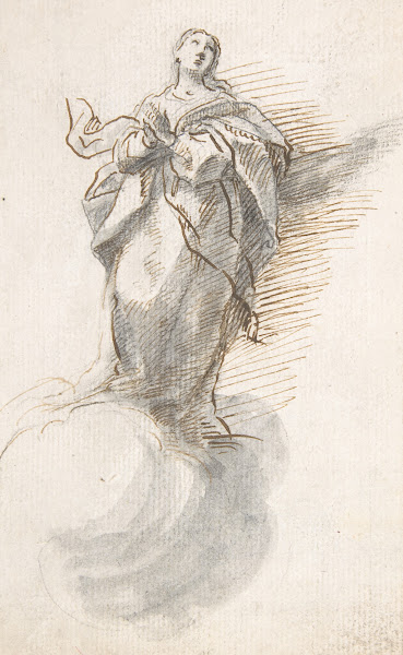 Virgin of the Immaculate Conception Standing on Clouds 17001750