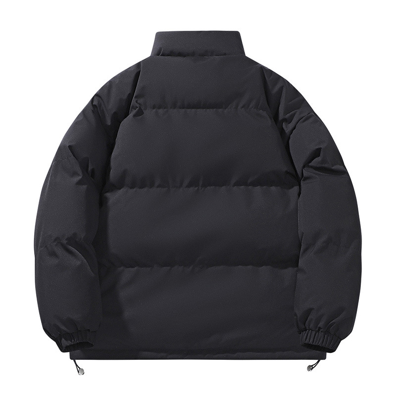 Insulated men's quilted jacket in oversized look