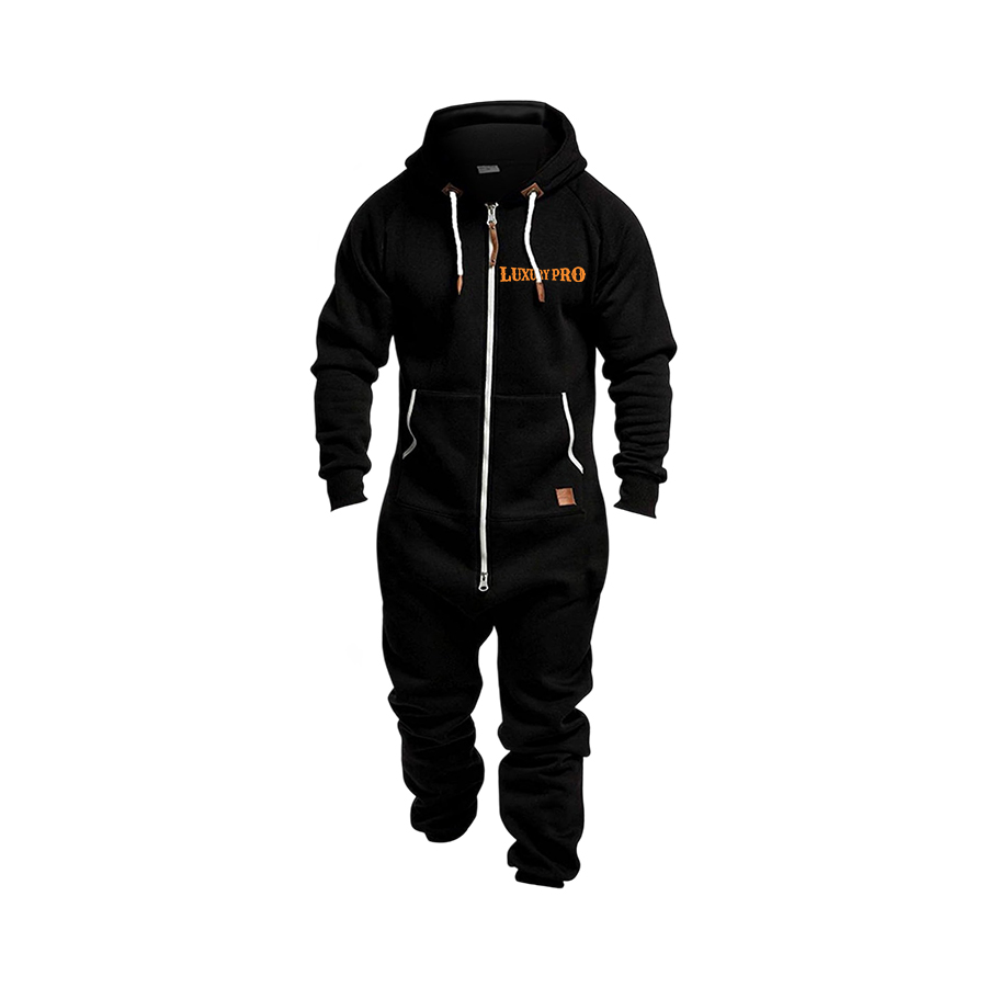 2D Hooded Jumpsuit Set