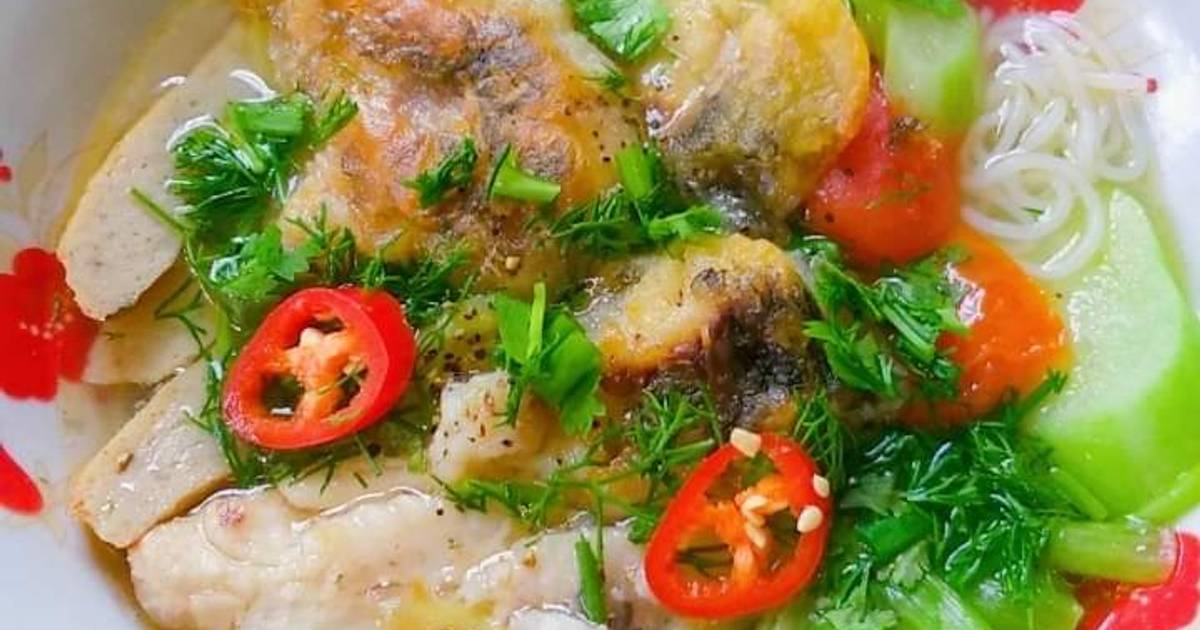 Bún cá rô chả cá