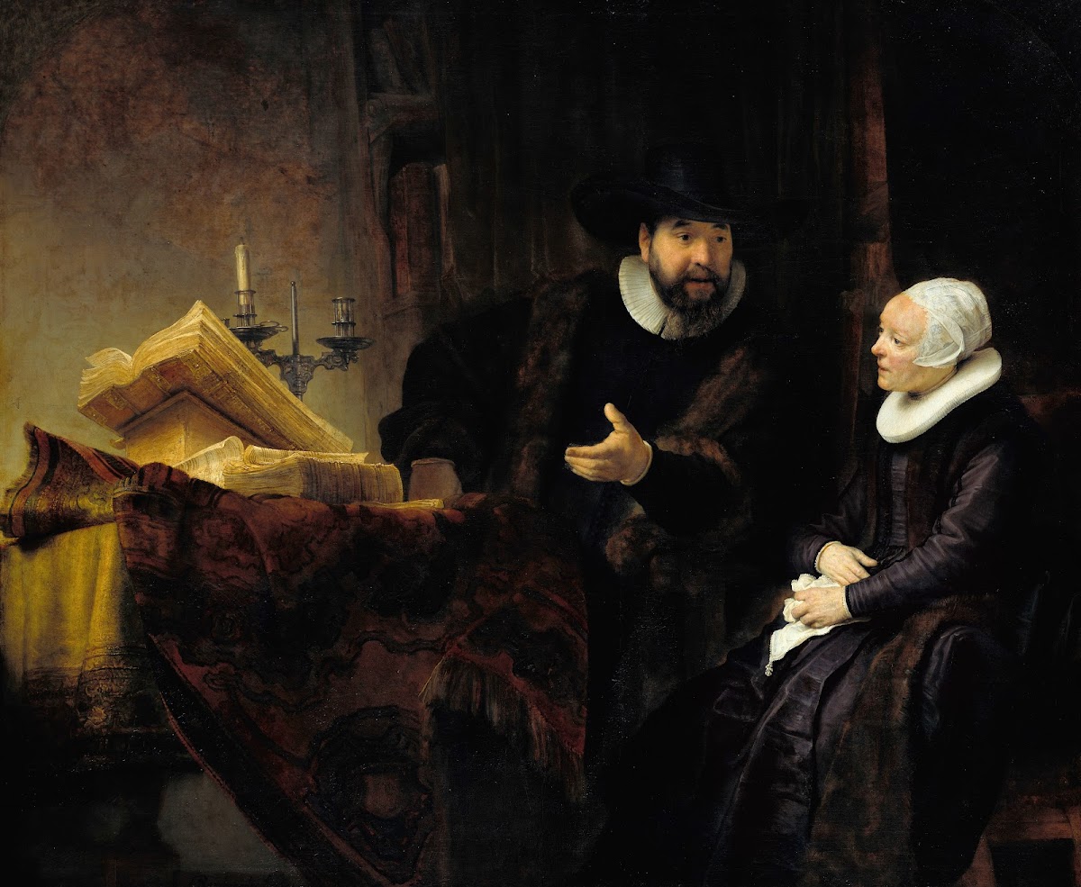 The Mennonite Preacher Anslo and his Wife 1641