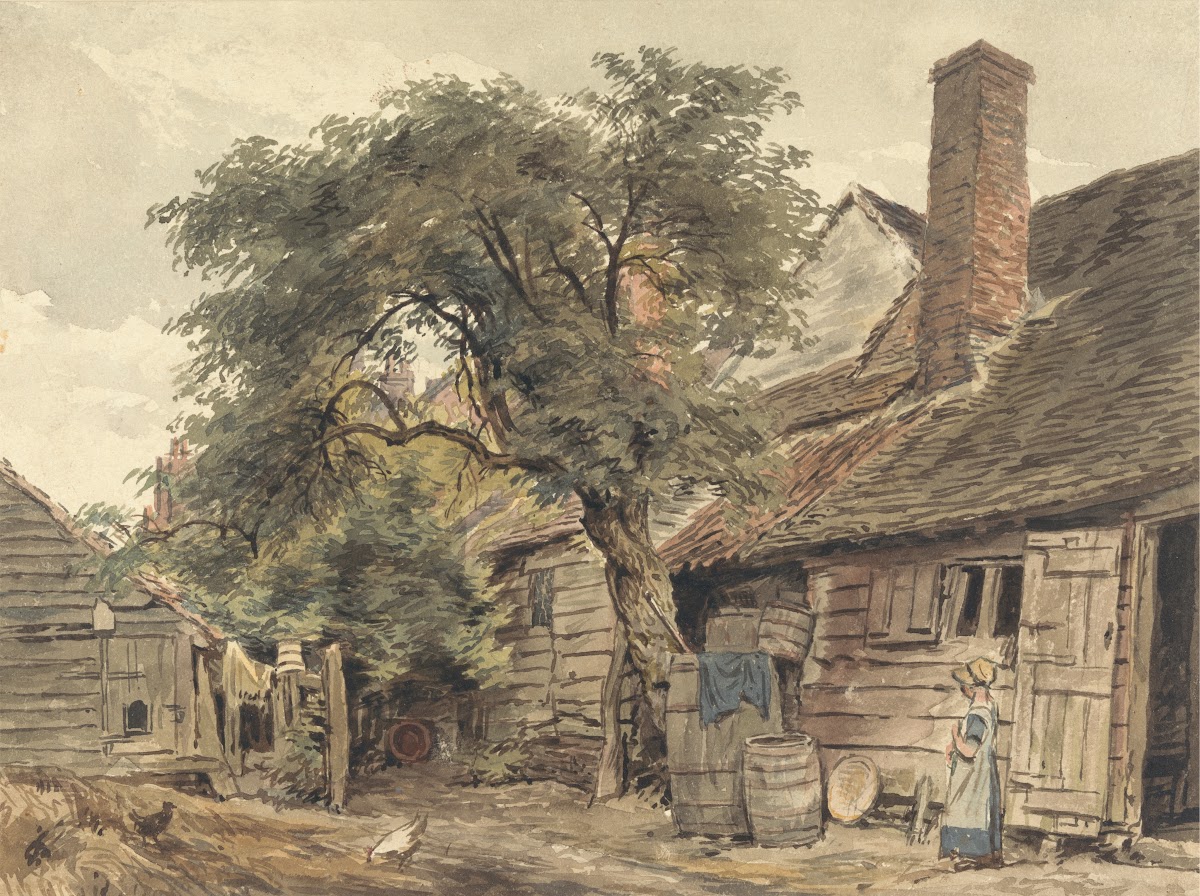 Backyard of a Cottage ca 1817