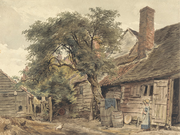 Backyard of a Cottage ca 1817