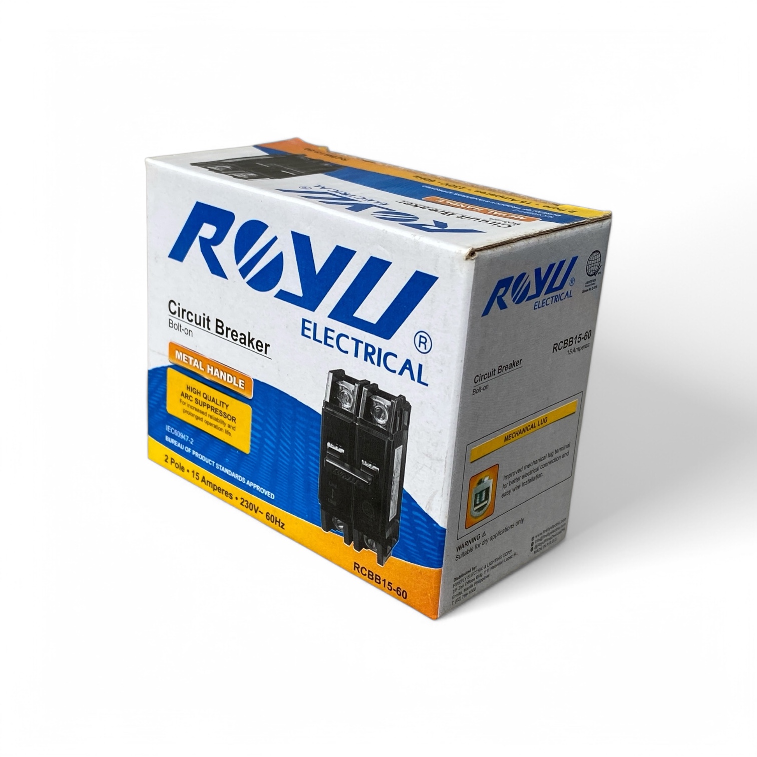 Royu Circuit Breaker Bolt-On (Mechanical Lug Terminal)