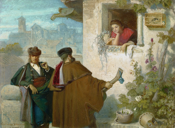 Courting Pelando la pava 1863