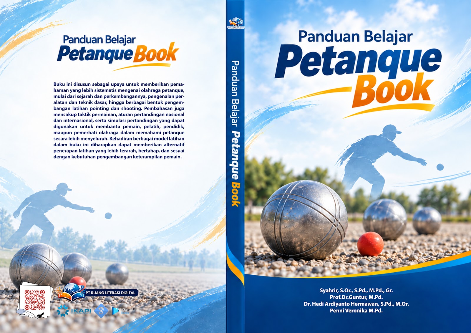 Cover depan Panduan Belajar Petanque Book