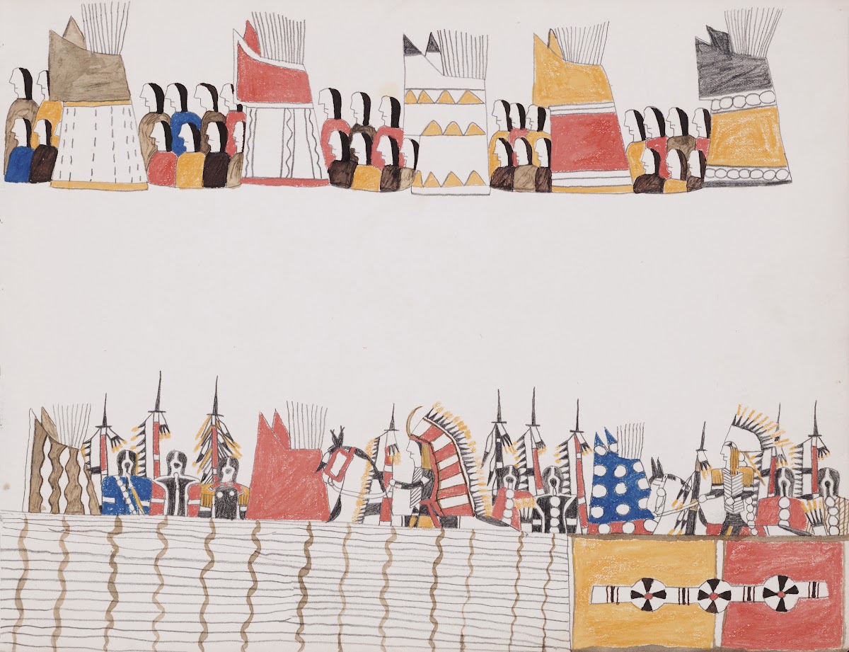 Gathering of Indians 1876
