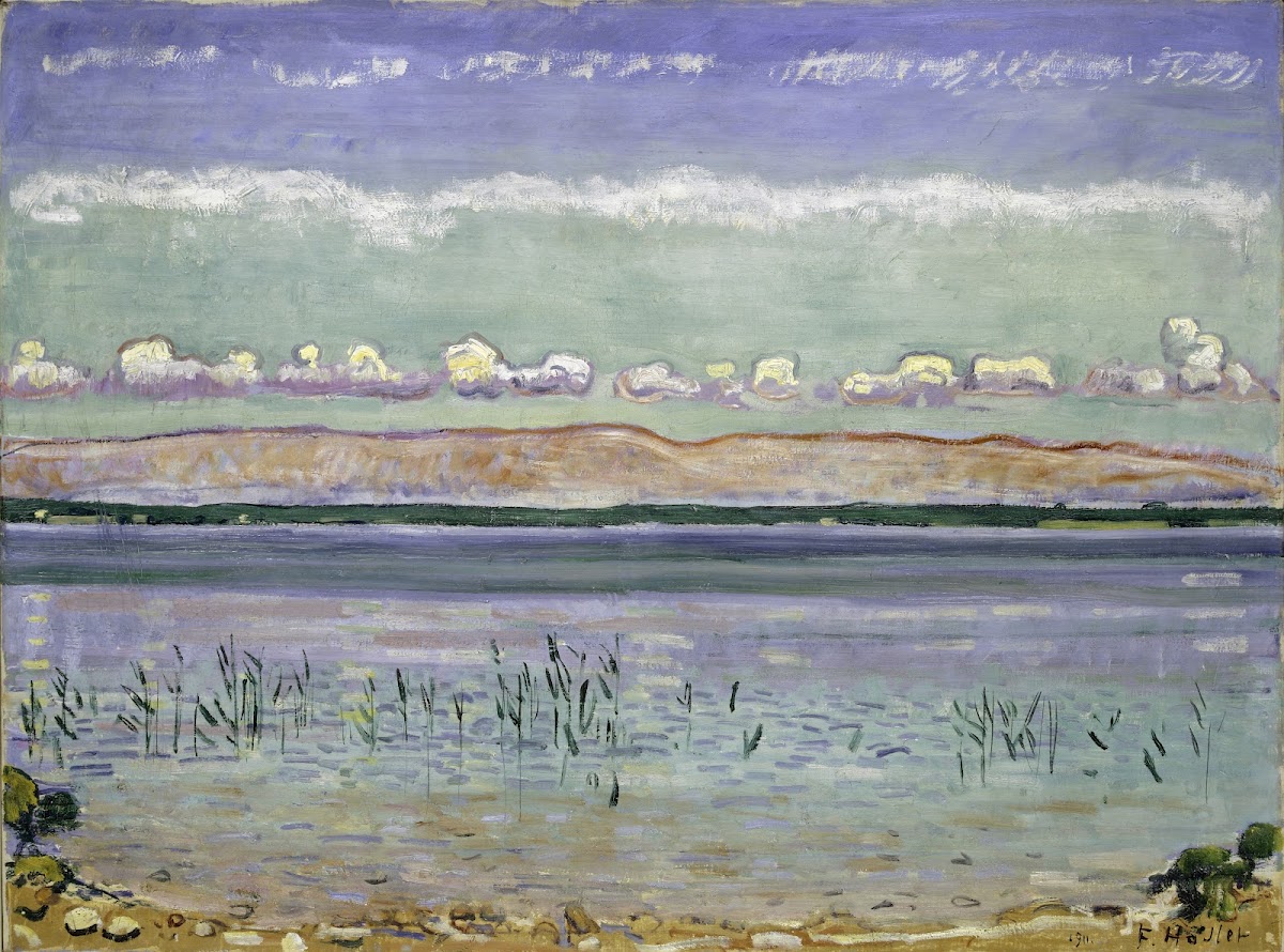 Lake Geneva With Jura Hills 1911