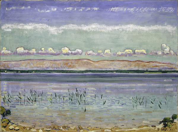 Lake Geneva With Jura Hills 1911