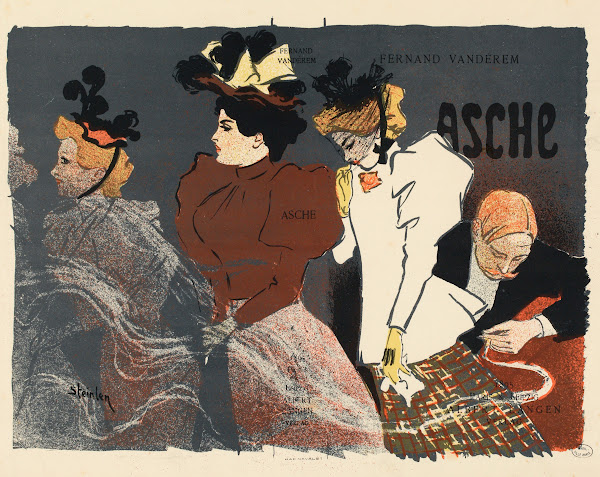 Illustration pour Asche de Fernand Vandérem 1895