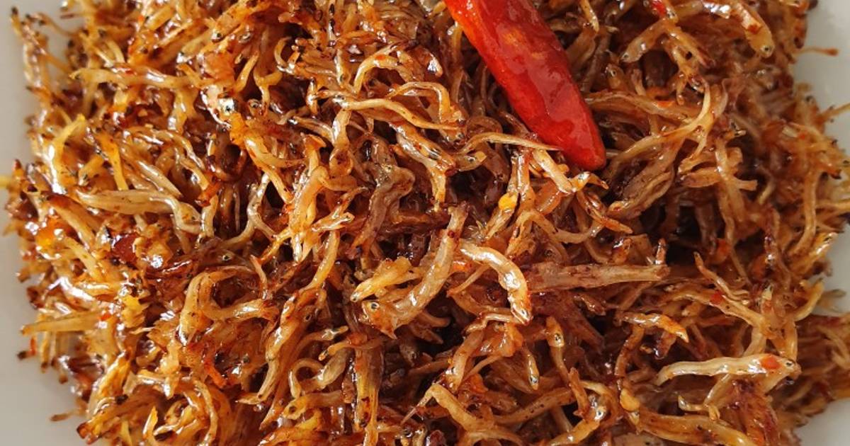Cá cơm rim keo