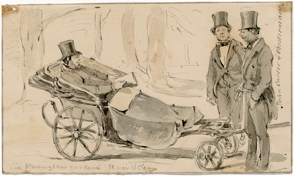 John Carter en Cehesterman in Kensington Gard 1856