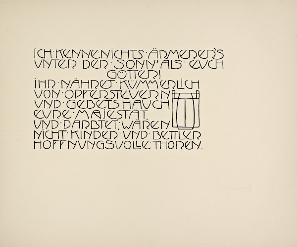 Beispiele kunstlerischer Schrift Pl002 1900