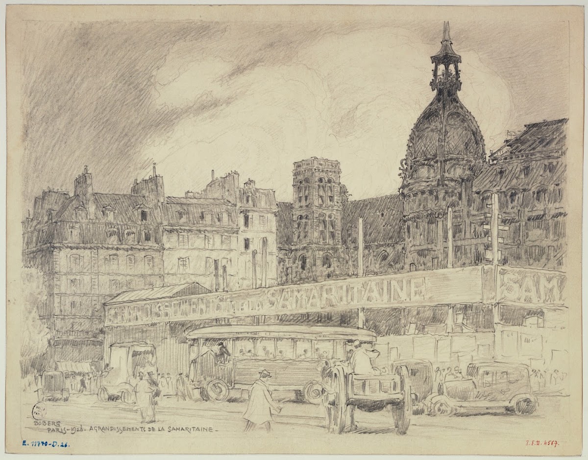 Agrandissement de la Samaritaine 1926