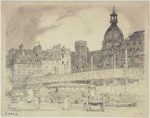 Agrandissement de la Samaritaine 1926
