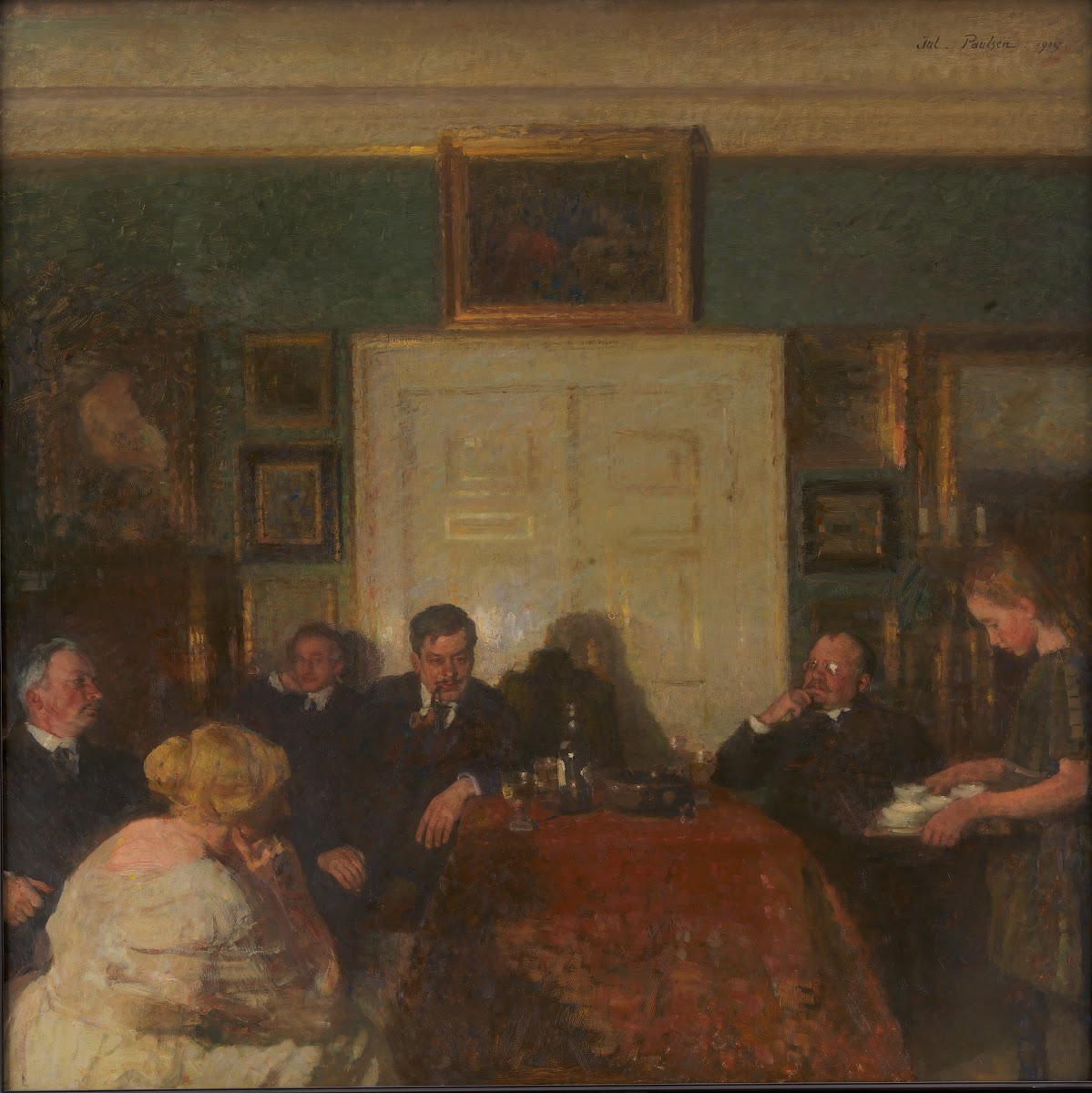 A Party in the Artists Home 1915