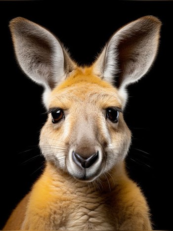 Kangaroo Face Picture