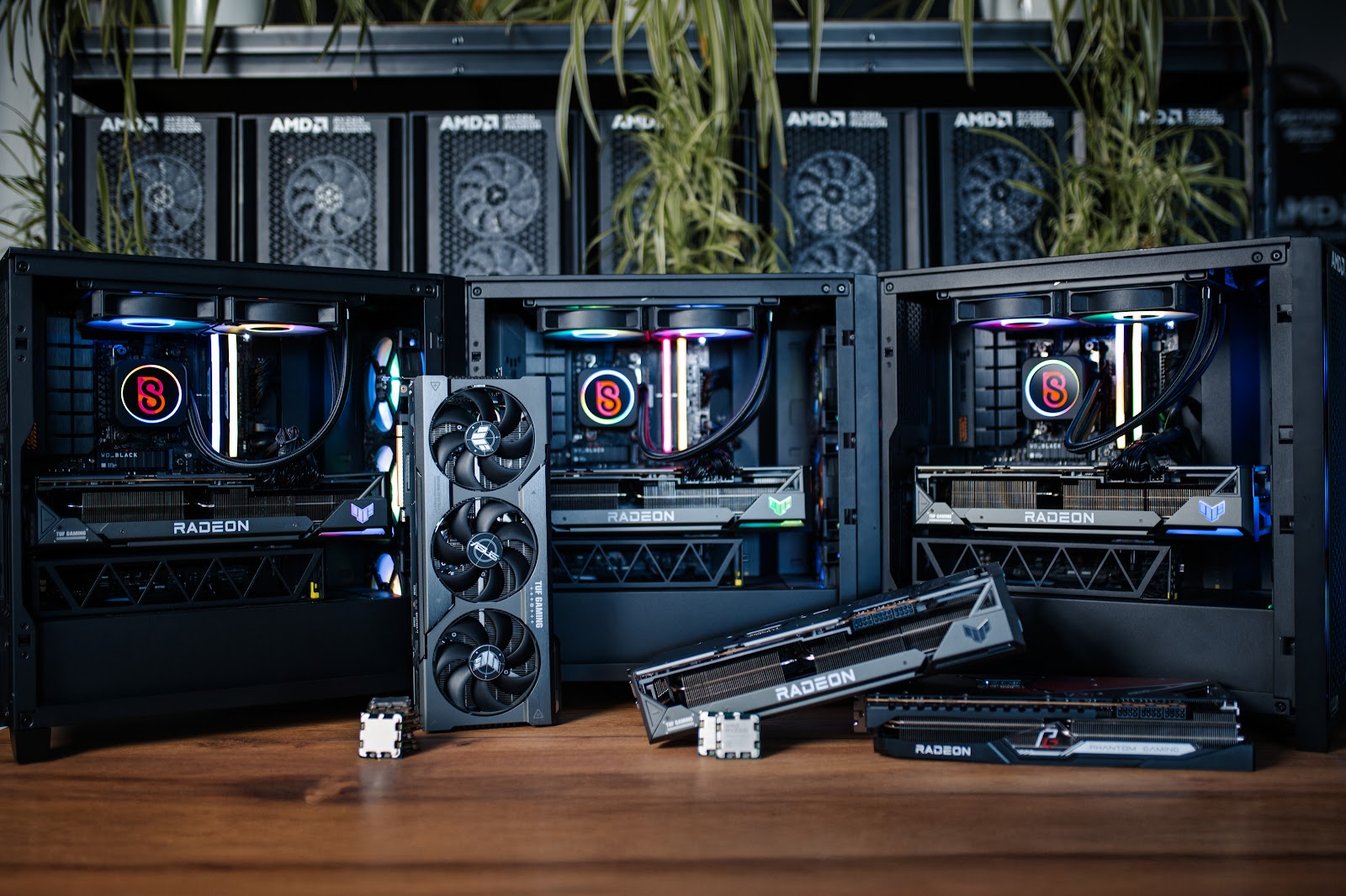 Prep Lab - unified BIOS, XMP, GPU bracing, SSD hot-swap per machine