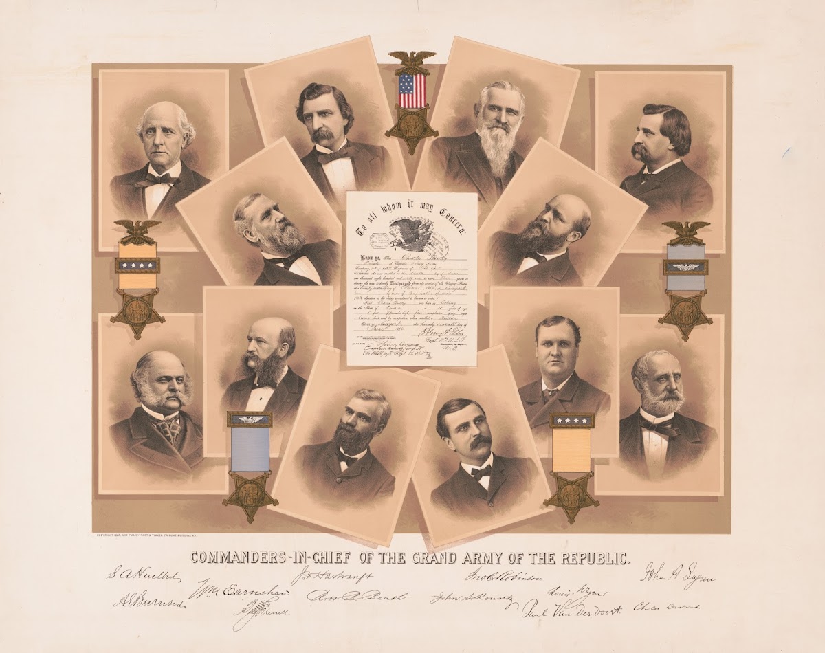 Commanders in chief of the Grand Army of the Republic 1885