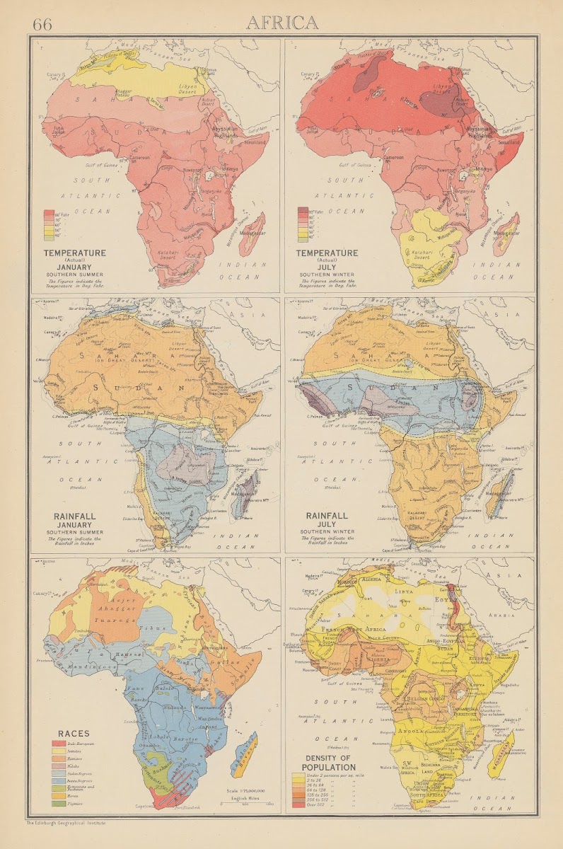 Africa Temperature Rainfall 1942