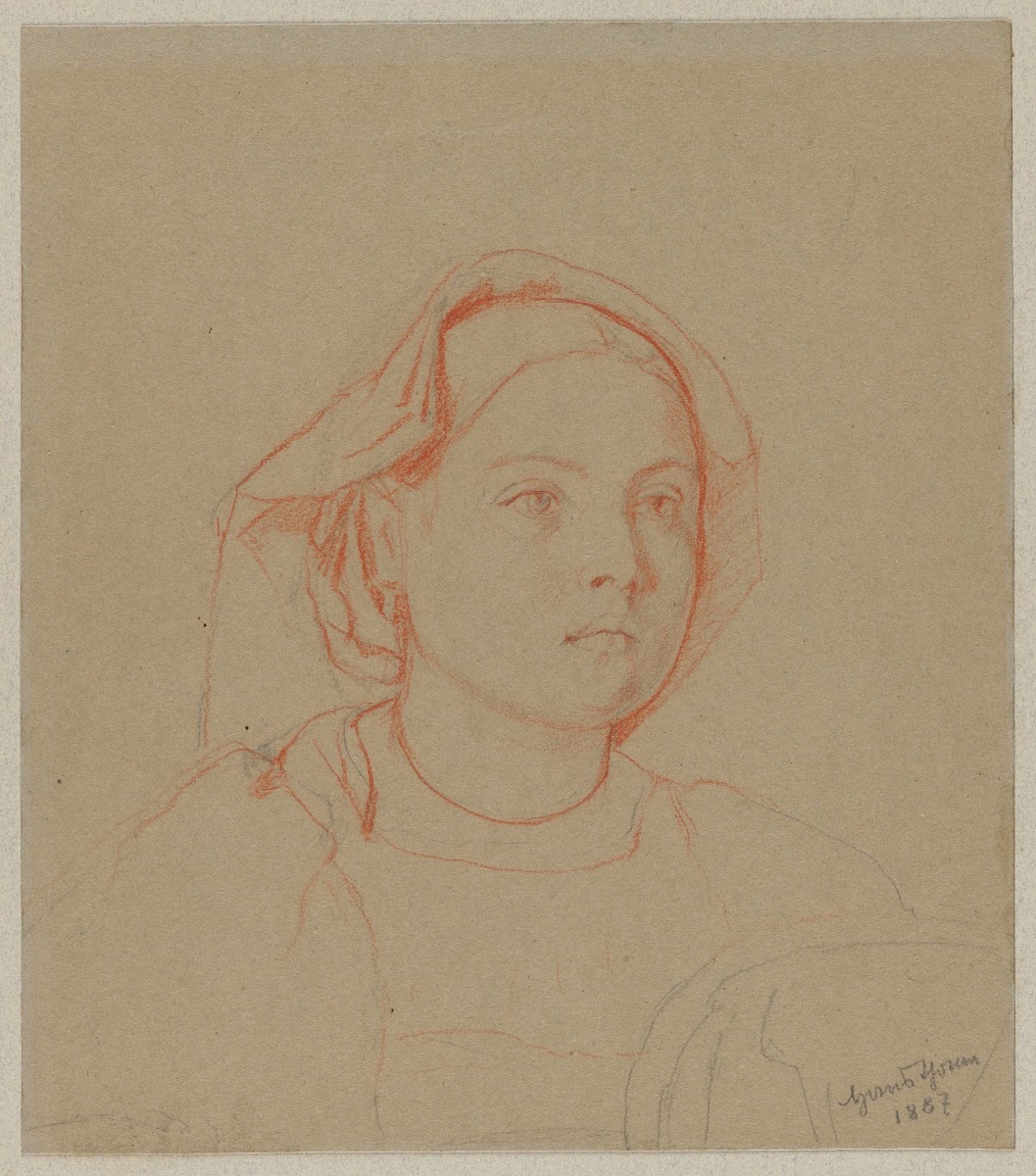 Bust of a Young Italian Woman 1887