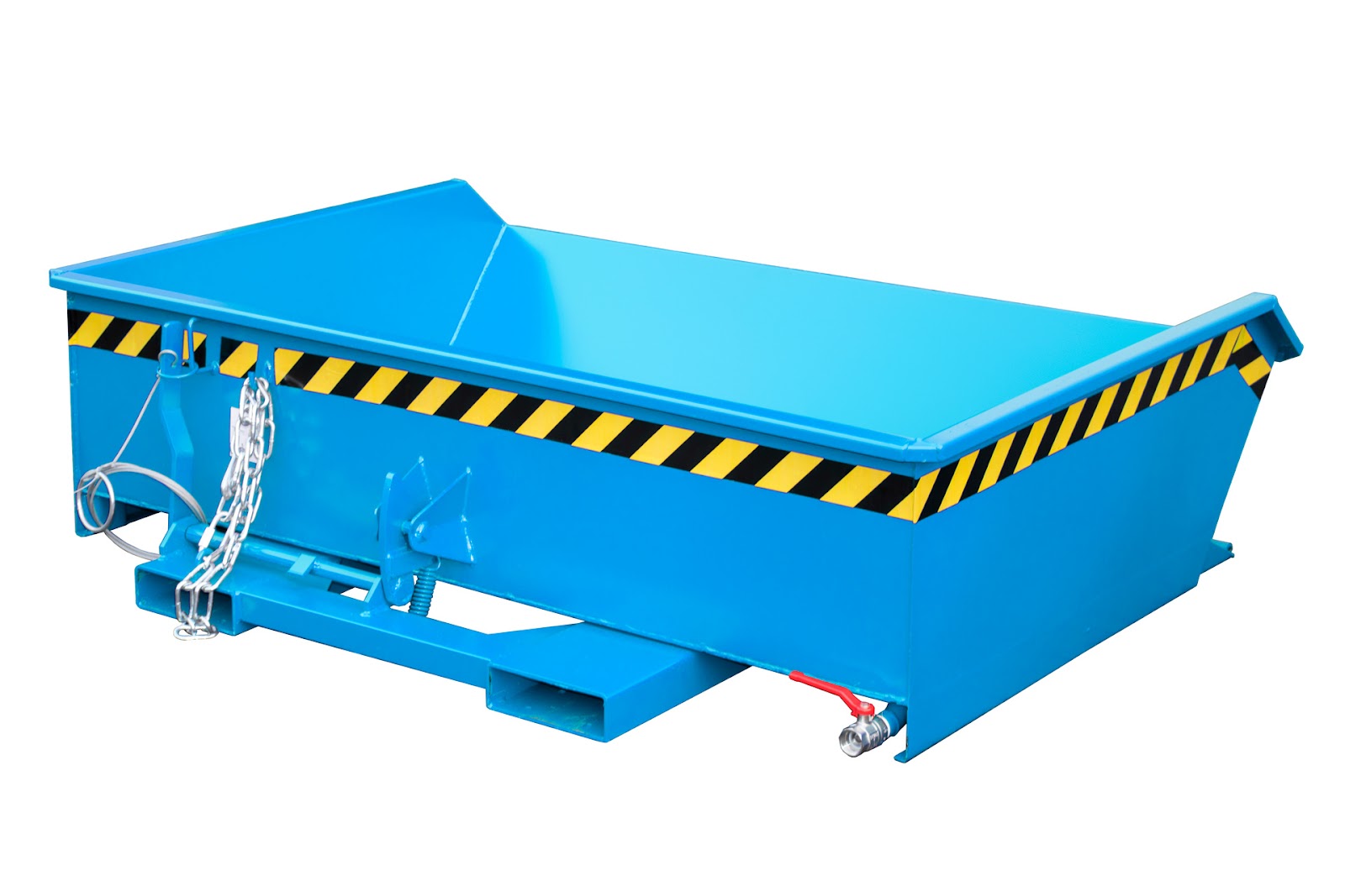 Mini-spaander-kiepecontainer SMGU 610, gelakt, Lichtblauw