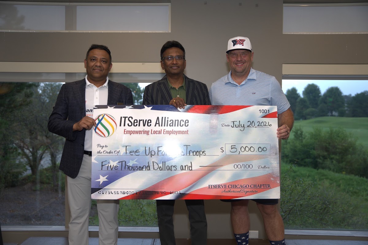 ITServe Alliance Chicago chapter CSR Activity support homeless veterans