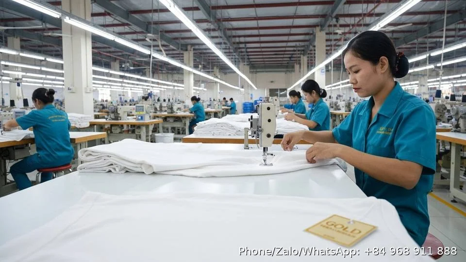 Premium Cotton T-Shirts - Gold Garment Vietnam