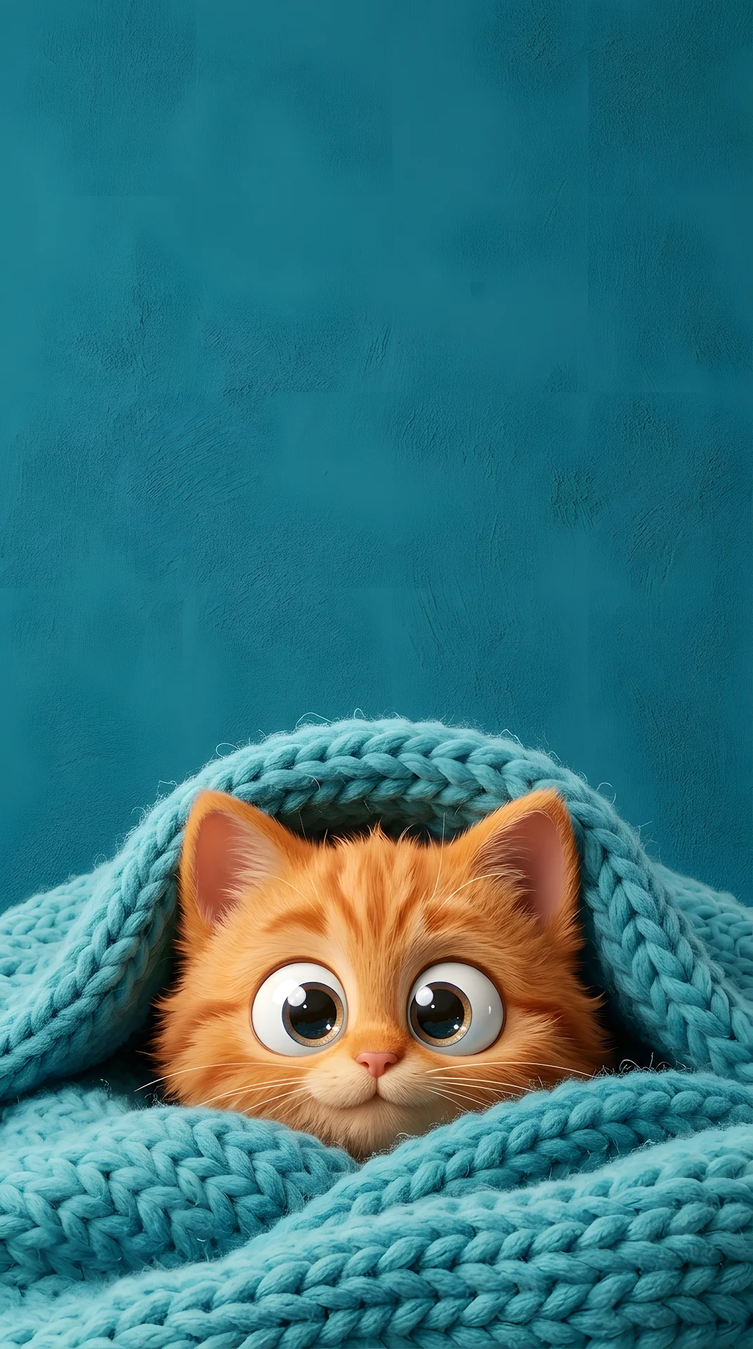Cat Watching Rain Through a Window Pane - Free 4K mobile Wallpaper
