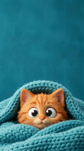 Cat Watching Rain Through a Window Pane