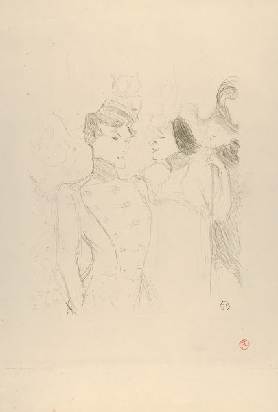 Marcelle Lender and Eva Lavalliére in a Revue at the Variétés 1895